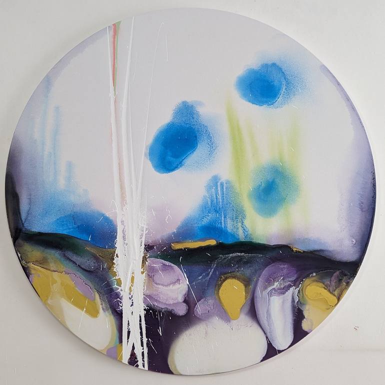 Original Abstract Expressionism Landscape Paintings by Iliad Sabchi