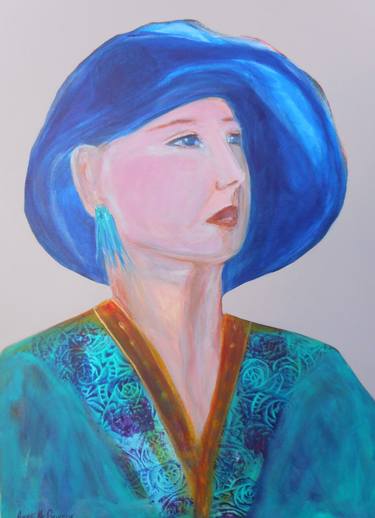 Original Portraiture Women Paintings by Anne Mcgovern