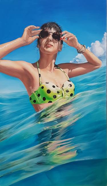 Original Photorealism Water Paintings by Sabin Şi Cătălina Art