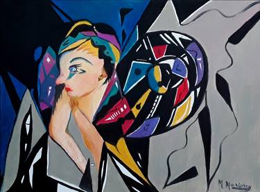 Original Abstract Painting by Maria Mardomingo