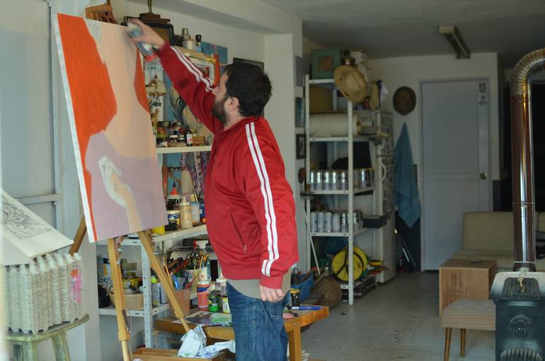 Original Figurative Fashion Painting by Damyan Bumbalov