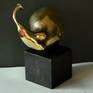 My idea was to work out a few small sculptures. These small sculptures express eroticism in fruit, for a start I tried to mix fruit with pear nude female body.