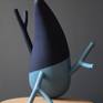 Recently, I abandoned brushes and paints and rediscovered the richness of sculpture as a genre. I started creating this series of wooden sculptures late last year.I proceeded from the perfect shape of the fishing wobbler to further develop it in this and in the following sculptures that I will present here.At first glance, it looks fun and fresh, but the inner philosophy behind the sculpture is much more serious and mystical ....
