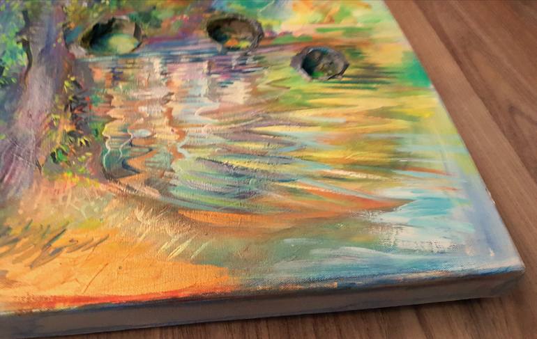 Original Expressionism Landscape Painting by Pa Macewen