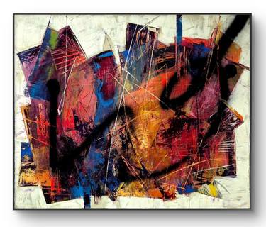 Original Abstract Expressionism Abstract Paintings by Sonja Brzak