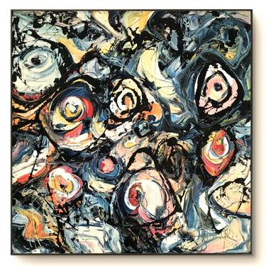 Original Abstract Expressionism Abstract Painting by Sonja Brzak