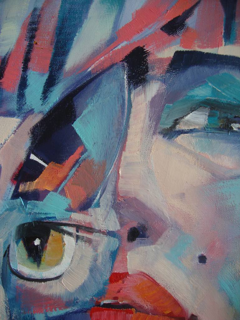 Original Expressionism Women Painting by Sonja Brzak