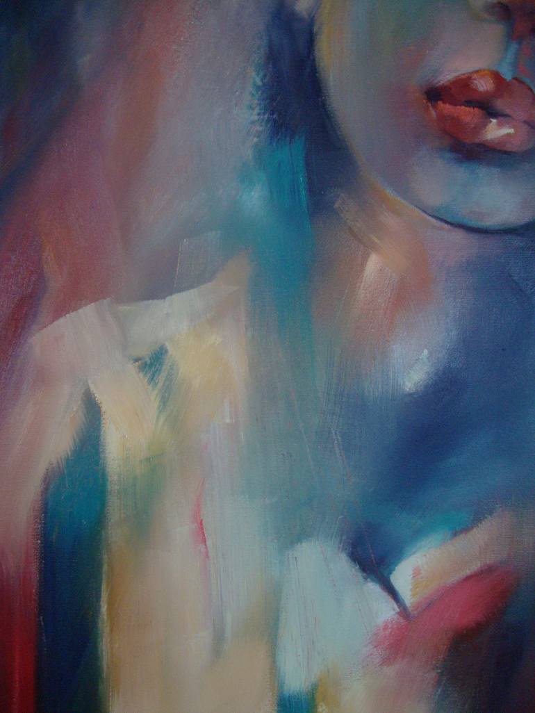 Original Abstract Women Painting by Sonja Brzak