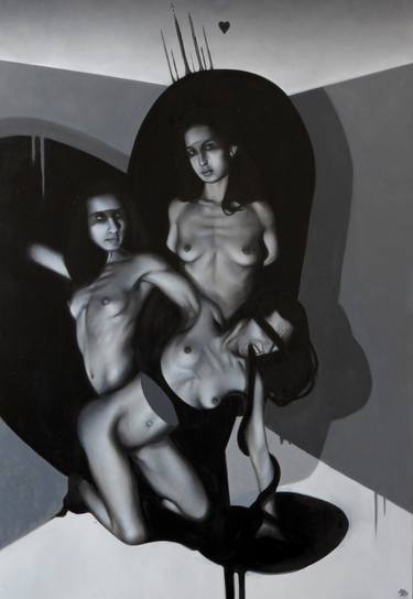 Original Figurative Nude Paintings by Steve Lawson