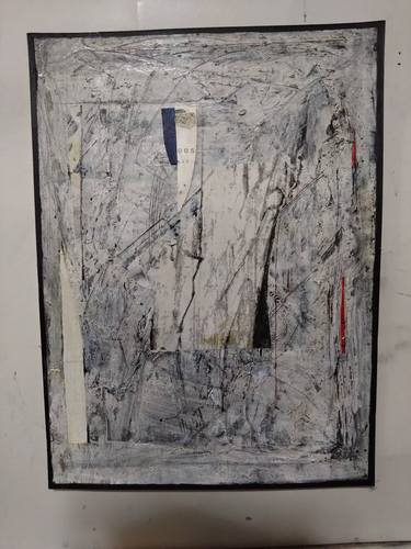 Original Contemporary Abstract Collage by Nobuko Umezaki