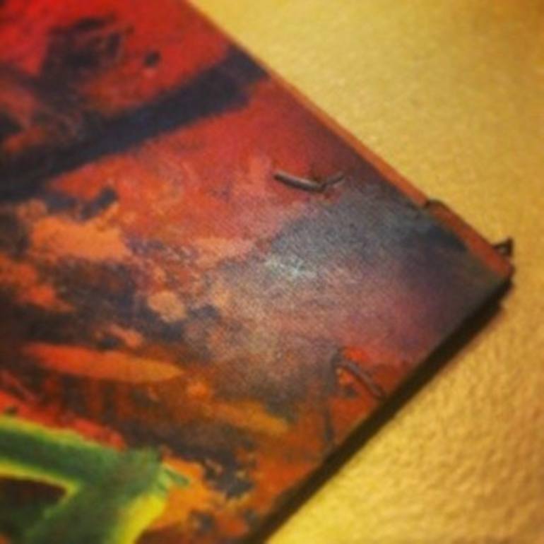 Original Dada Abstract Painting by Brandon Feris
