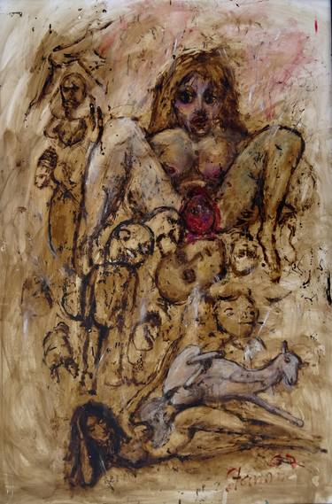 Print of Figurative Nude Mixed Media by reinhard stammer