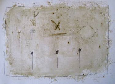 Print of Minimalism Floral Mixed Media by reinhard stammer