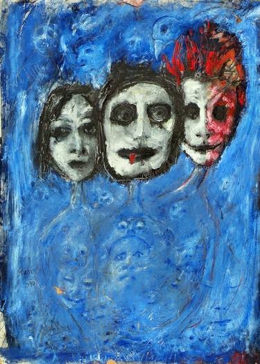 Print of Figurative People Mixed Media by reinhard stammer