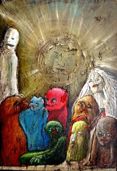 Print of Figurative Classical mythology Mixed Media by reinhard stammer
