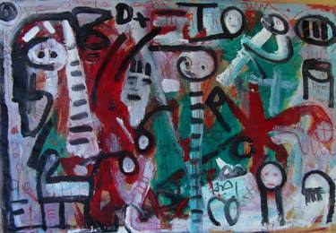 Original People Mixed Media by reinhard stammer