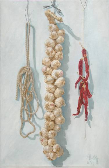 Rope, garlics and peppers thumb