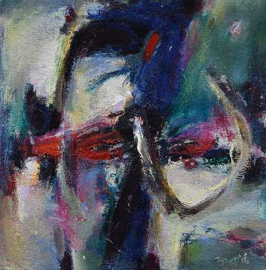 Original Abstract Expressionism Abstract Paintings by Doncho Zahariev