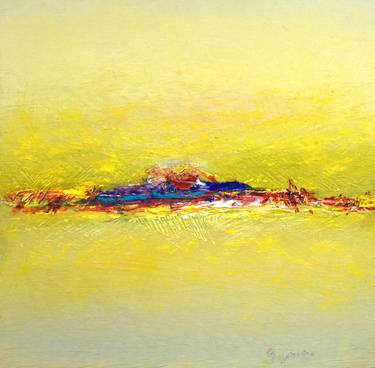 Abstract Horizon In Yellow thumb