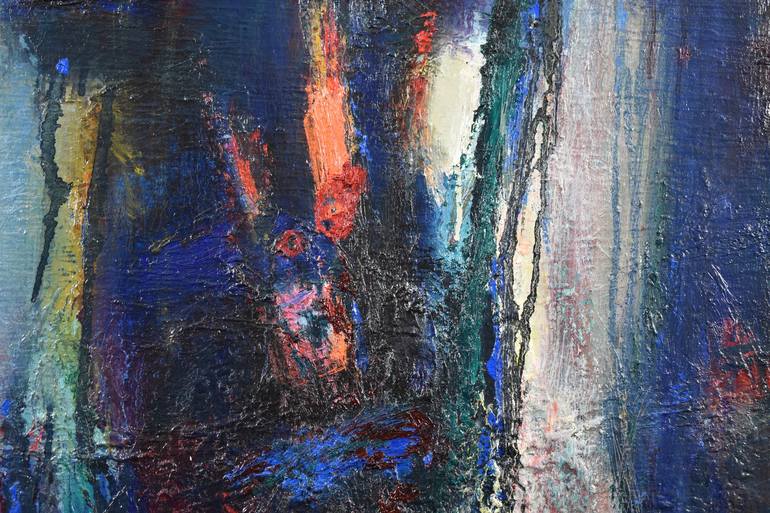 Original Abstract Expressionism Abstract Painting by Doncho Zahariev