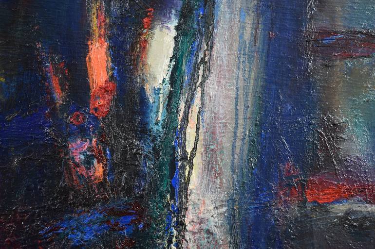 Original Abstract Expressionism Abstract Painting by Doncho Zahariev