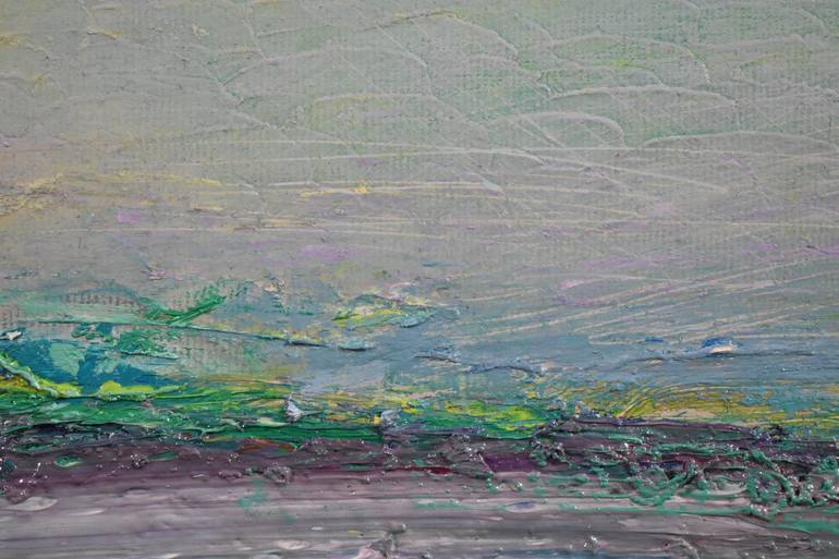 Original Impressionism Abstract Painting by Doncho Zahariev