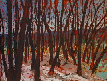 Original Expressionism Tree Paintings by Gordon Williams