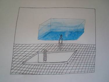 Original Water Drawings by stella de kort