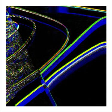 Print of Abstract Technology Digital by Jose Sunday