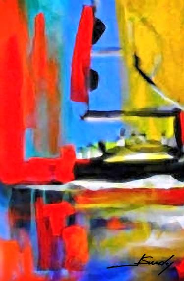 Original Abstract Expressionism Travel Digital by Jose Sunday