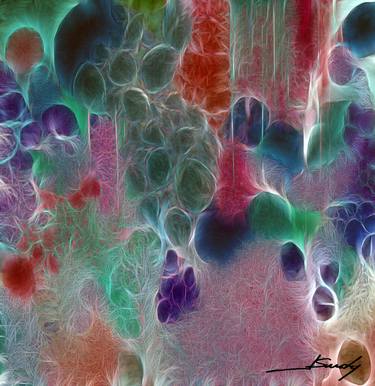 Original Abstract Expressionism Nature Digital by Jose Sunday