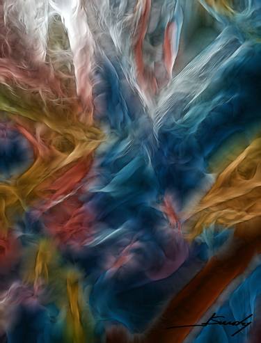 Original Abstract Expressionism Landscape Digital by Jose Sunday