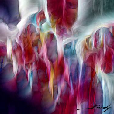 Original Abstract Landscape Digital by Jose Sunday