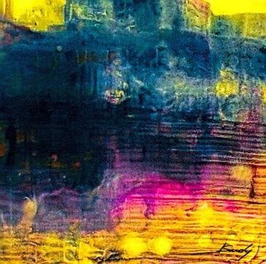 Original Abstract Expressionism Abstract Mixed Media by Jose Sunday