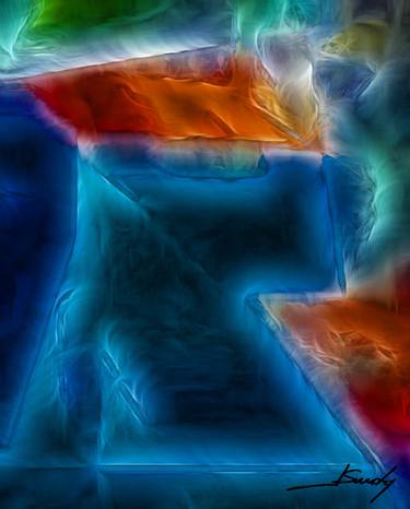 Print of Abstract Expressionism Abstract Digital by Jose Sunday