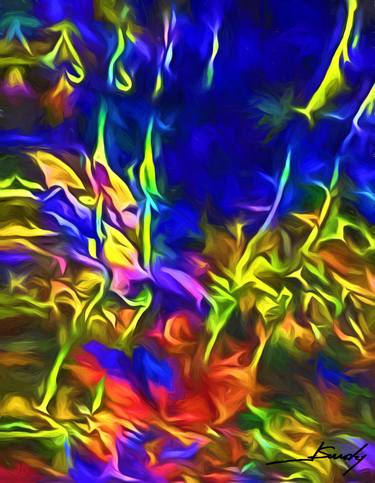 Print of Abstract Expressionism Abstract Digital by Jose Sunday