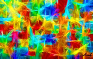 Original Abstract Expressionism Abstract Digital by Jose Sunday