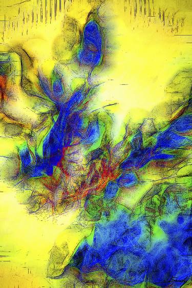 Original Expressionism Abstract Digital by Jose Sunday