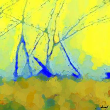 Original Fine Art Abstract Digital by Jose Sunday