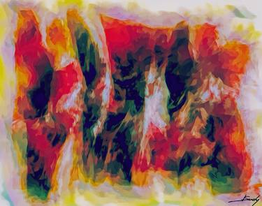 Print of Expressionism Abstract Digital by Jose Sunday