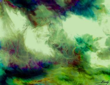 Original Impressionism Abstract Digital by Jose Sunday