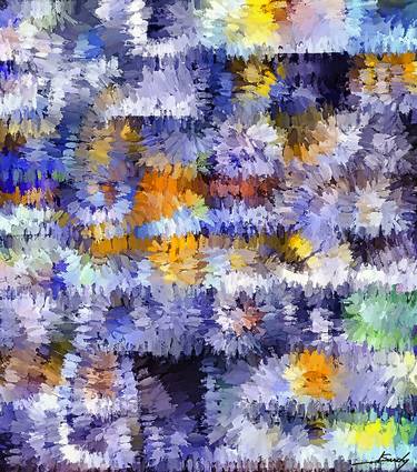 Print of Abstract Floral Digital by Jose Sunday