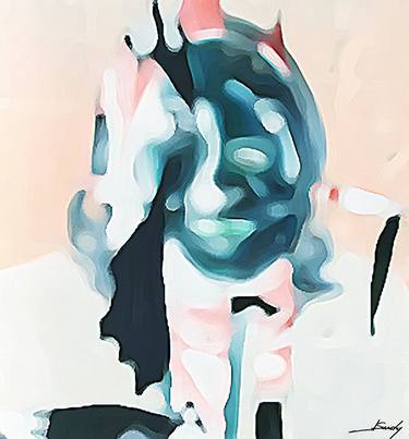 Print of Abstract Portrait Digital by Jose Sunday
