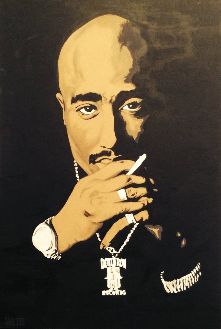 Makaveli Painting by Monte Miller | Saatchi Art