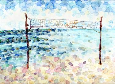 Print of Impressionism Seascape Paintings by Maryna Odaiska