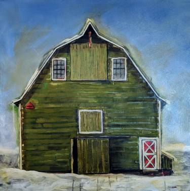 Original Folk Architecture Paintings by Tracy Riggio