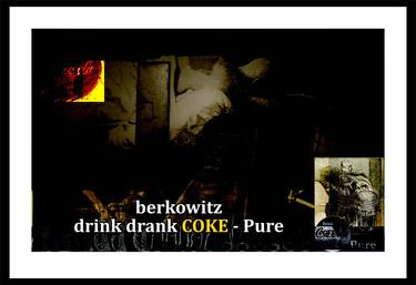 Saatchi Art Artist Jakob Zaaiman; Mixed Media, “Coke: Berkowitz drank Pure - Limited Edition of 8” #art