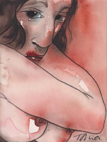 Print of Expressionism Erotic Paintings by Tonia R  Alvarez