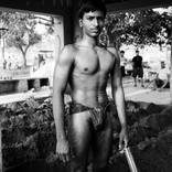 Stage-Portrait / Indian Wrestling Students by Marc Ohrem-Leclef