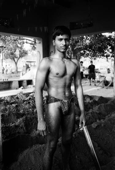 Saatchi Art Artist Marc Ohrem-Leclef; Photography, “Stage-Portrait / Indian Wrestling Students” #art